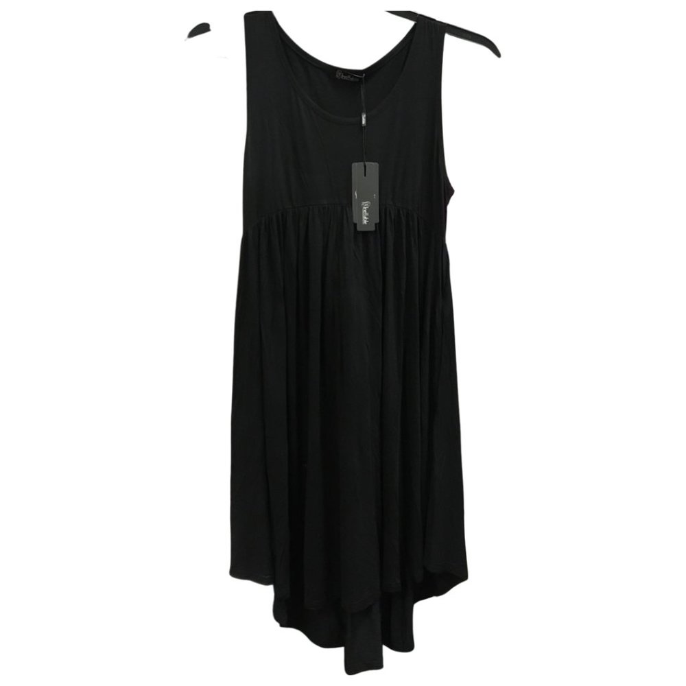 KILIG Women Summer Casual Dress Loose Pleated Sleeveless